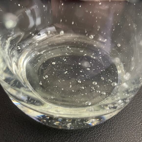 Pair Bubble Glass Drinking Glasses for Tea or Water - Picture 2 of 9